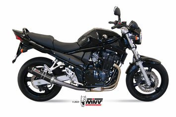 Terminale Di Scarico Inox Nero Mivv Gp Suzuki Gsf 650 Bandit 2005-2006
