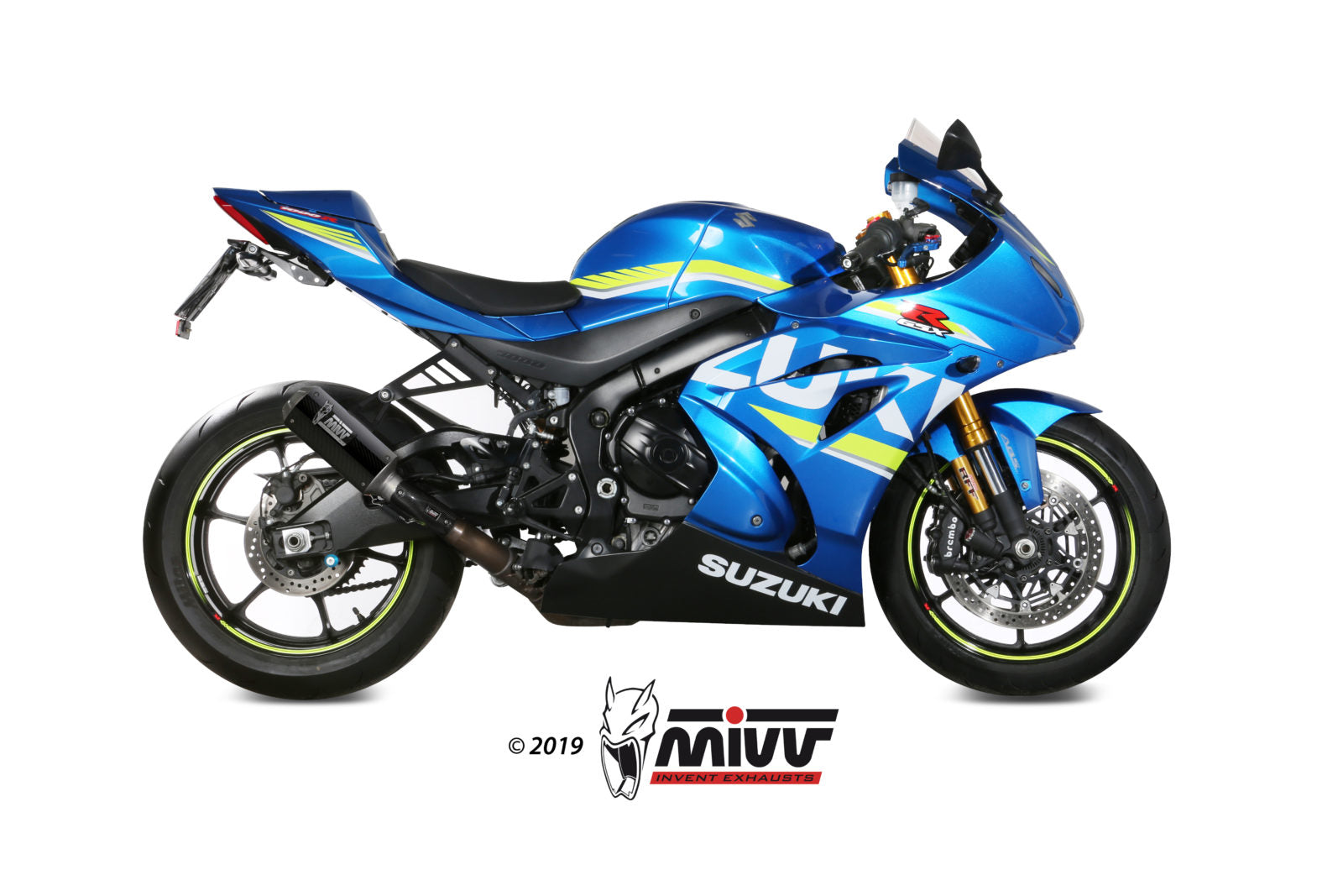 TERMINALE DI SCARICO IN CARBONIO RACING MIVV MK3 SUZUKI GSX-R 1000 2017 - 2020