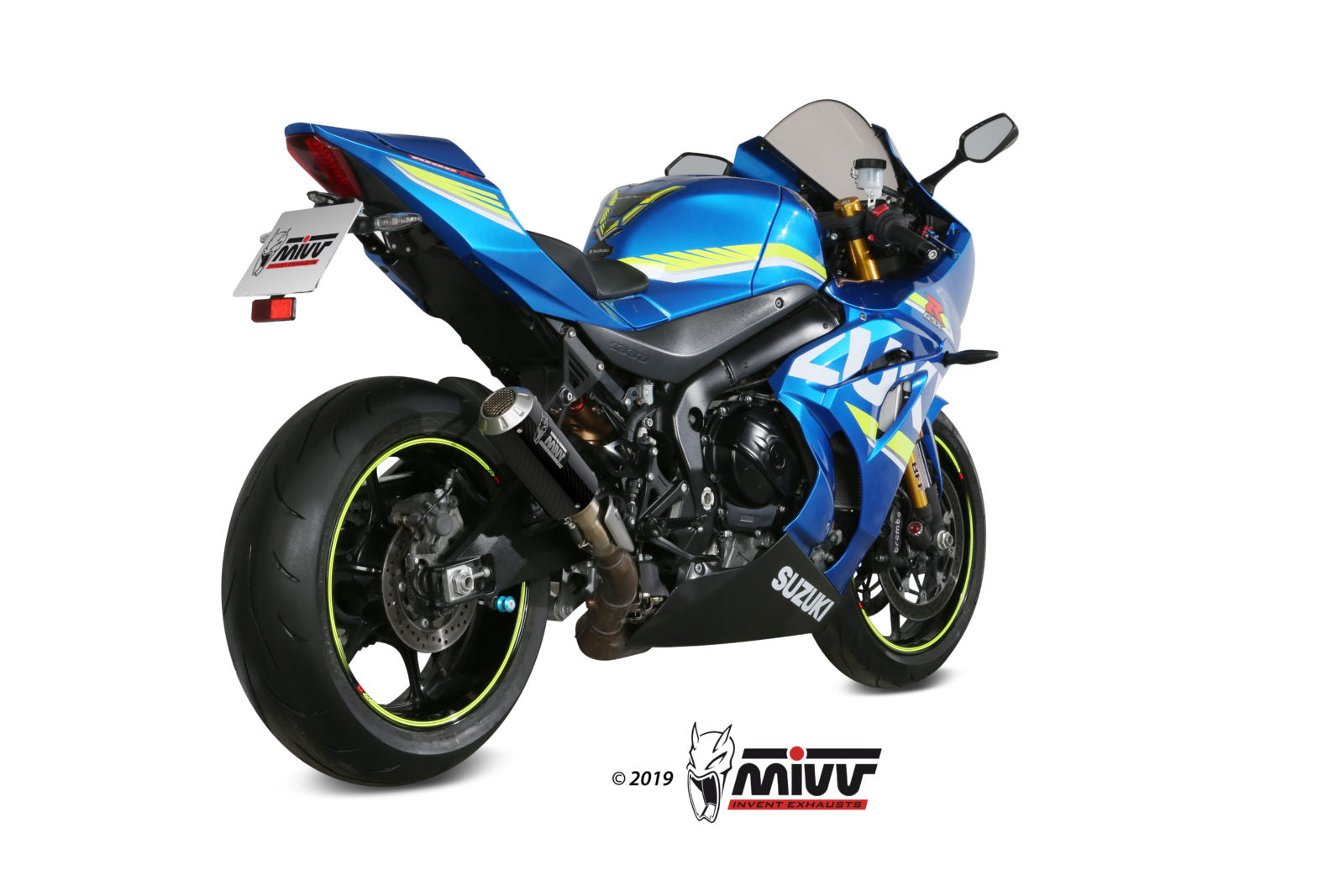 TERMINALE DI SCARICO IN CARBONIO RACING MIVV MK3 SUZUKI GSX-R 1000 2017 - 2020