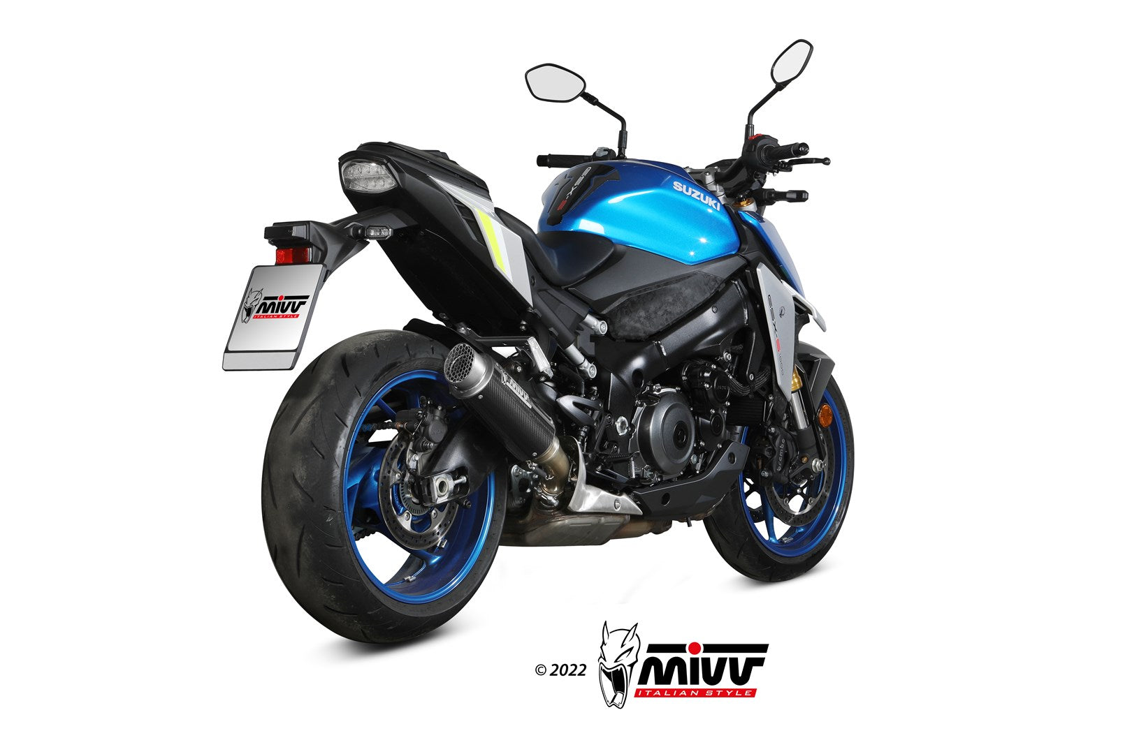 TERMINALE DI SCARICO IN CARBONIO MIVV GPPRO SUZUKI GSX-S 950 2021 - 2023