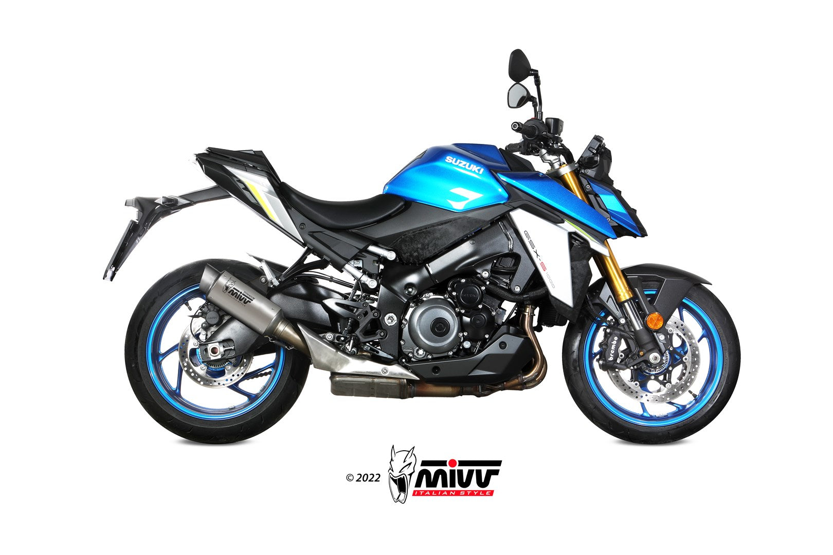 TERMINALE DI SCARICO IN TITANIO MIVV GPPRO SUZUKI GSX-S 1000 2021 - 2024