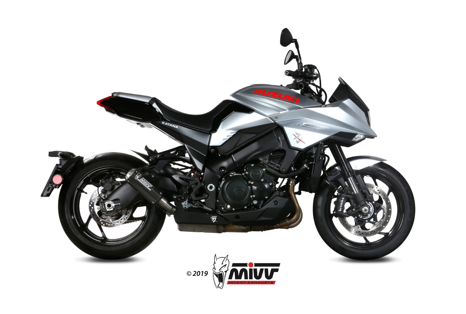 TERMINALE DI SCARICO IN CARBONIO MIVV MK3 SUZUKI KATANA 2019 - 2024