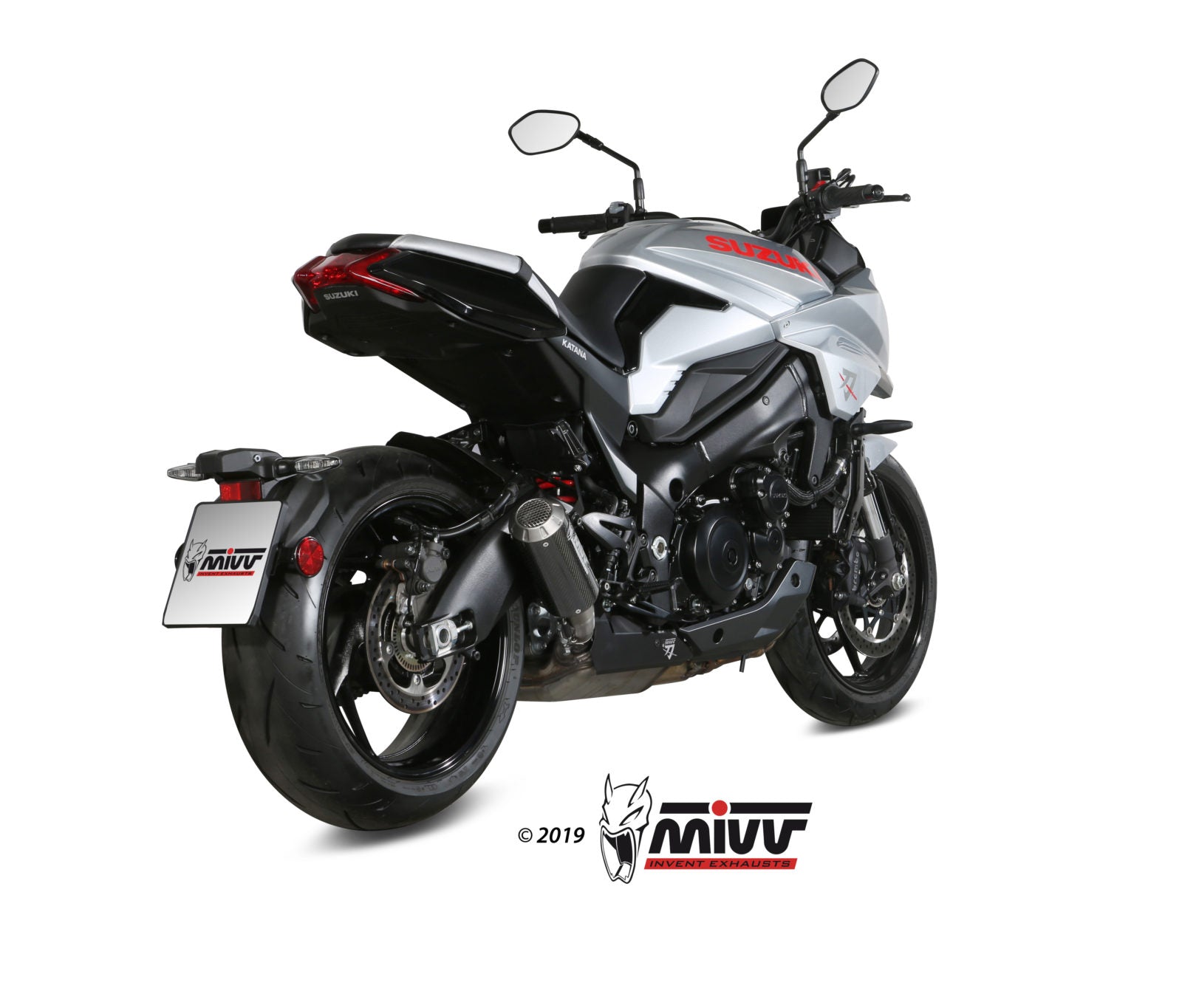 TERMINALE DI SCARICO IN CARBONIO MIVV MK3 SUZUKI KATANA 2019 - 2024