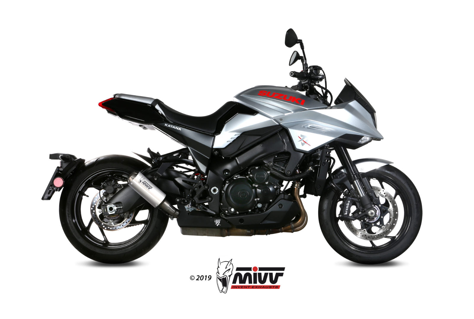 TERMINALE DI SCARICO IN ACCIAIO INOX MIVV MK3 SUZUKI KATANA 2019 - 2024
