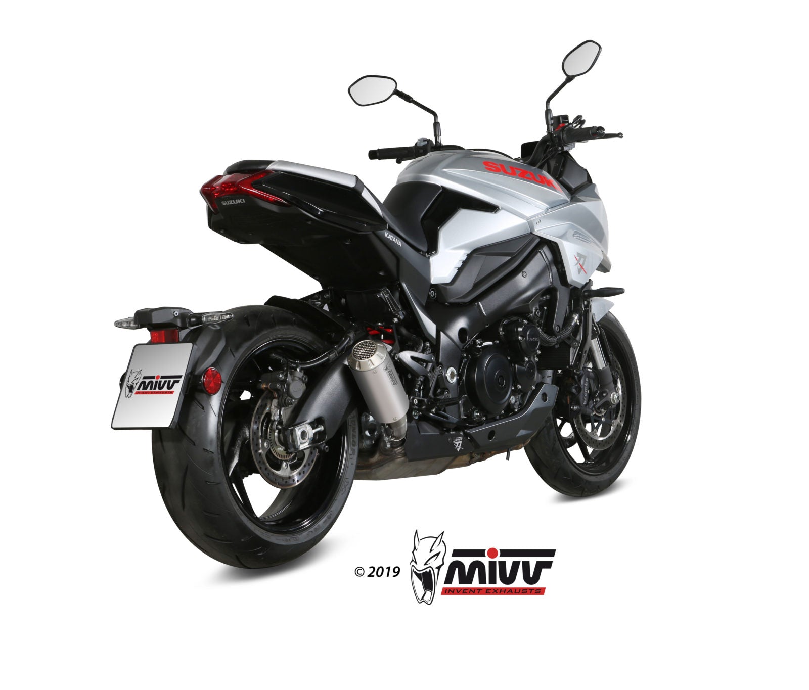 TERMINALE DI SCARICO IN ACCIAIO INOX MIVV MK3 SUZUKI KATANA 2019 - 2024