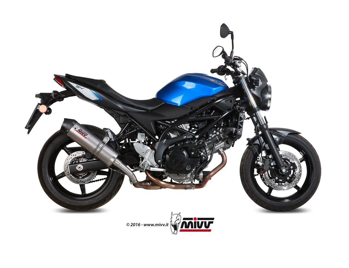 TERMINALE DI SCARICO IN TITANO MIVV OVAL SUZUKI SV 650 / X 2016 - 2024