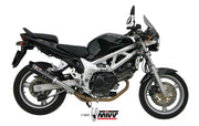 TERMINALE DI SCARICO IN ACCIAIO INOX NERO MIVV GP SUZUKI SV 650 1999 - 2002