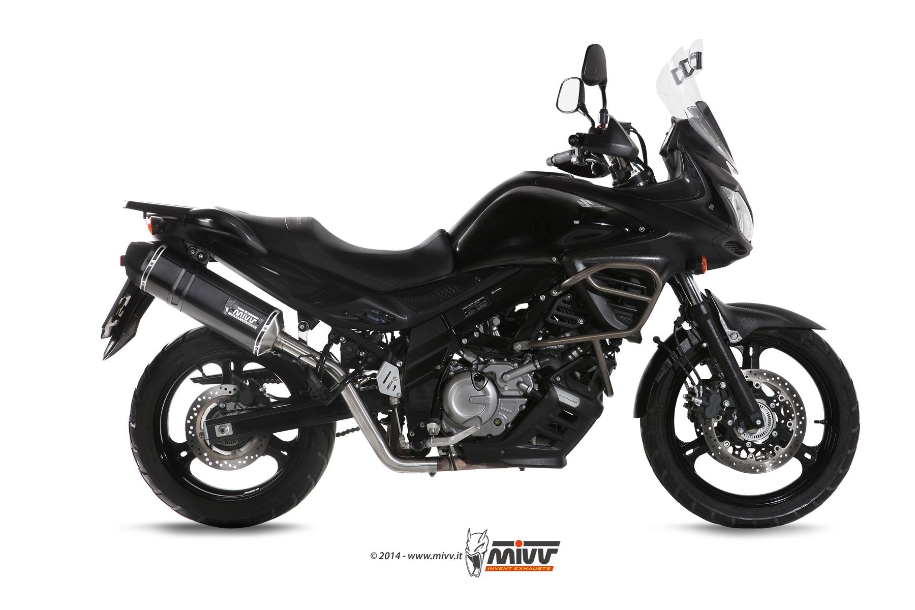 TERMINALE DI SCARICO INOX NERO MIVV SPEED EDGE TRIUMPH TIGER 1200 EXPLORER 12-15