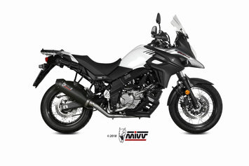 Scarico Completo Mivv In Carbonio Oval Suzuki V-Strom 650 2017-2024