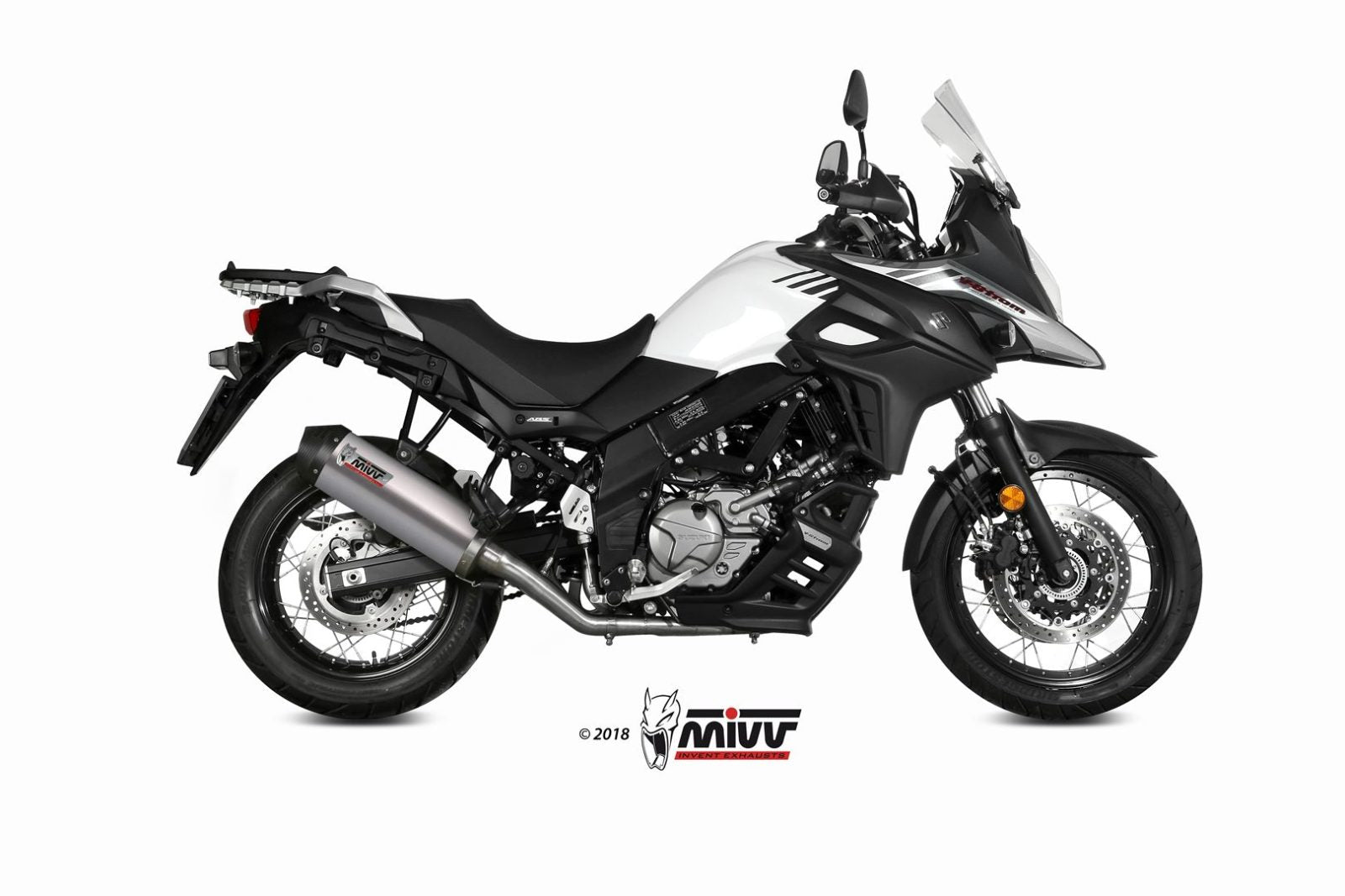 SCARICO COMPLETO IN TITANIO MIVV OVAL SUZUKI V-STROM 650 2017 - 2024