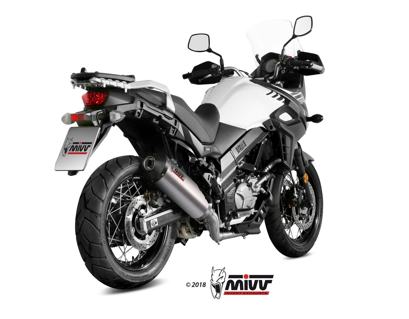 SCARICO COMPLETO IN TITANIO MIVV OVAL SUZUKI V-STROM 650 2017 - 2024
