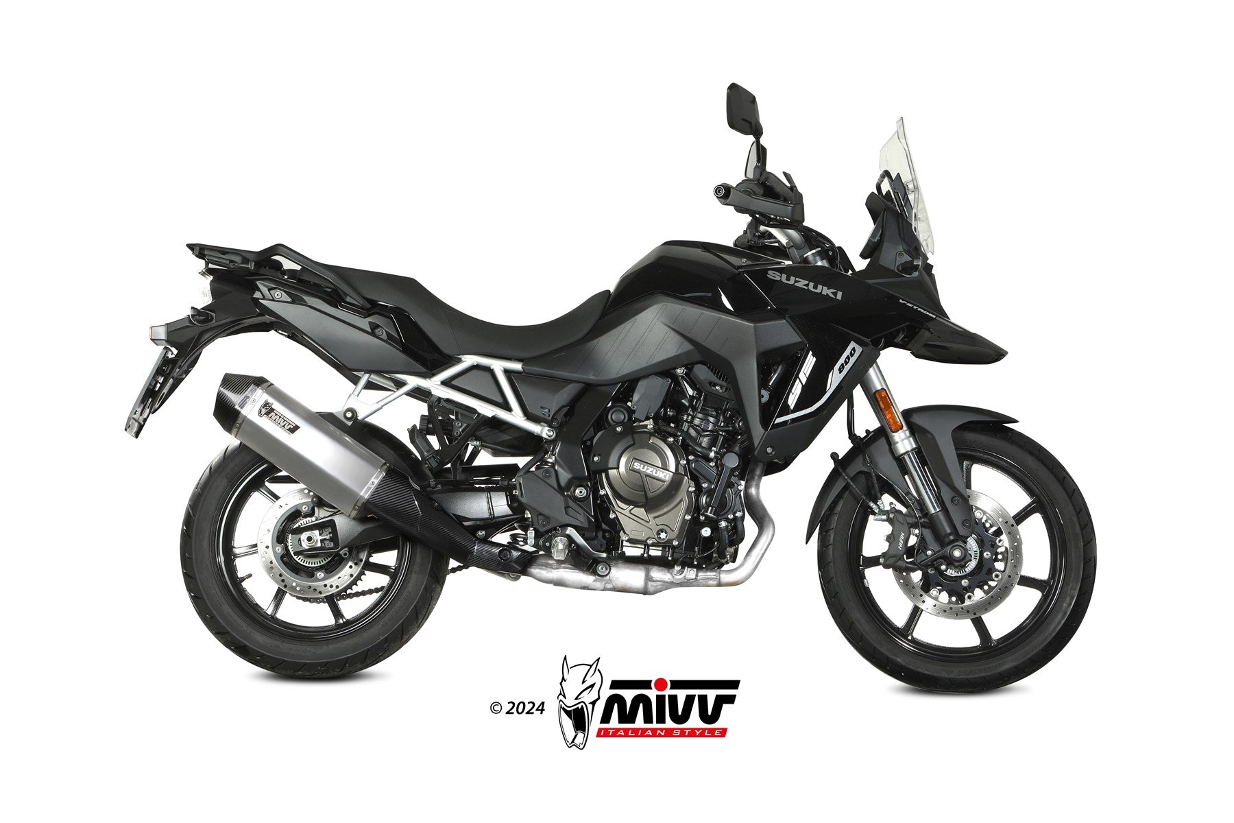 TERMINALE DI SCARICO ACCIAIO INOX MIVV SPEED EDGE SUZUKI V-STROM 800 SE 2023-24