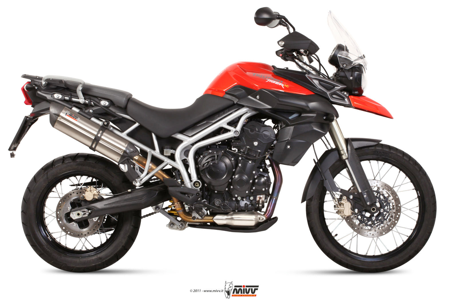 TERMINALE SCARICO INOX MIVV SUONO TRIUMPH TIGER 800 XC/XR/XRX/XCX/XRT/XCA 11-16