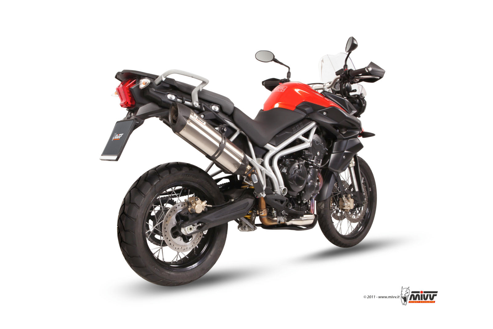 TERMINALE SCARICO INOX MIVV SUONO TRIUMPH TIGER 800 XC/XR/XRX/XCX/XRT/XCA 11-16