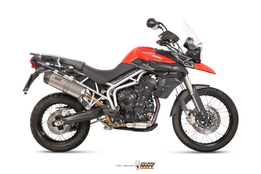 TERMINALE SCARICO TITANIO MIVV OVAL TRIUMPH TIGER 800 ALL 2011-16