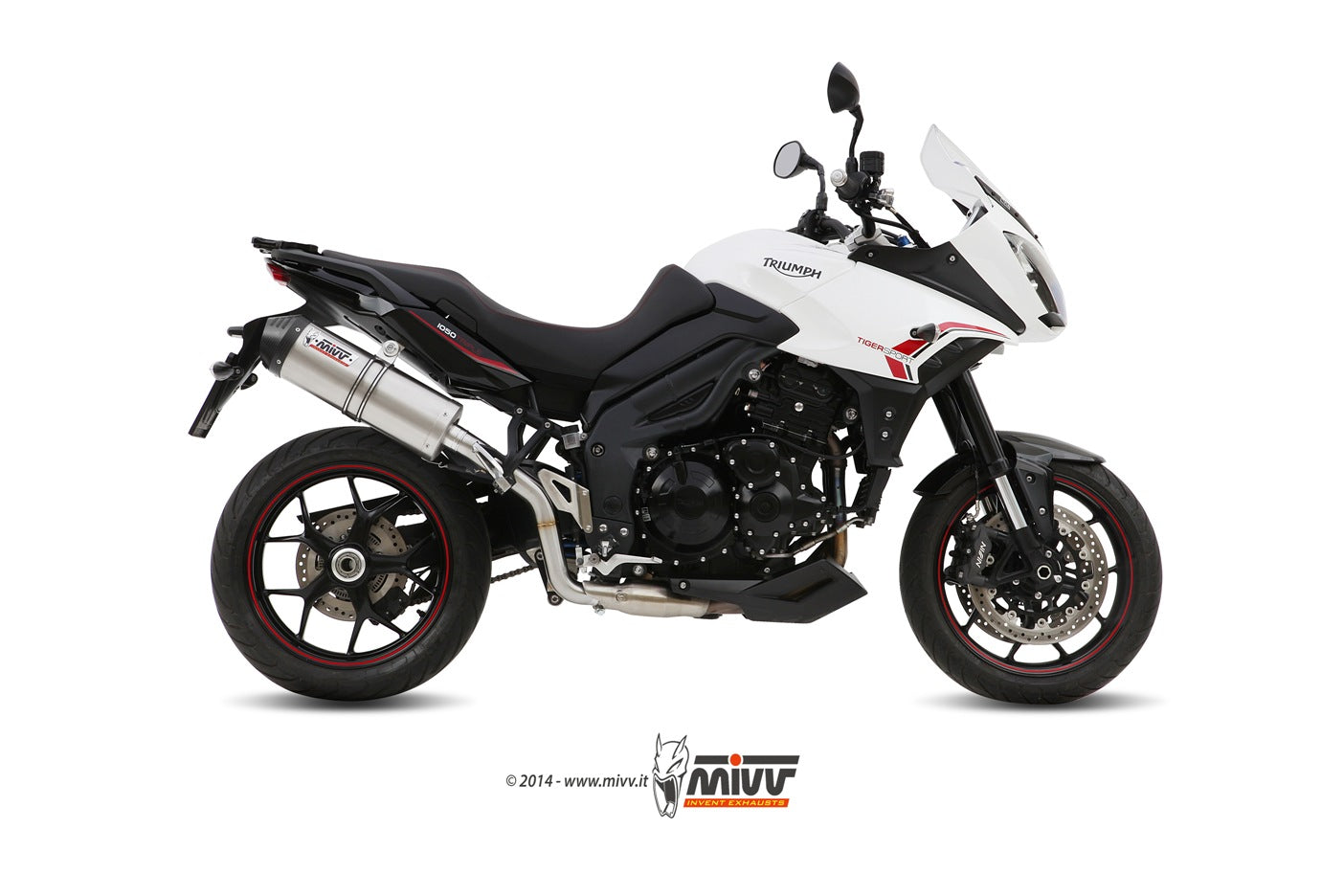TERMINALE DI SCARICO IN TITANIO MIVV OVAL TRIUMPH TIGER 1050 SPORT 2013 - 2016