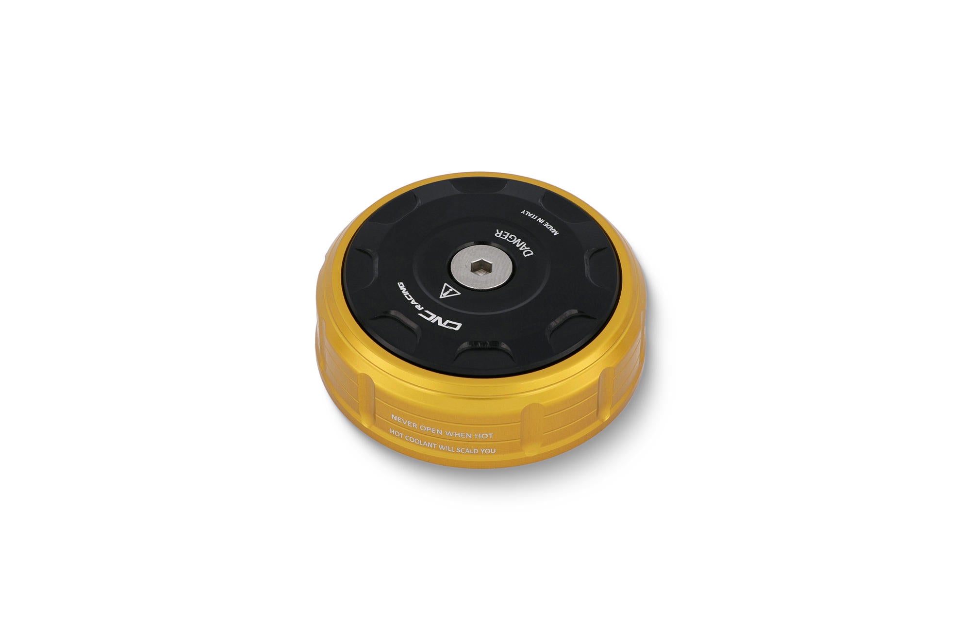 COVER TAPPO RADIATORE NERO/ORO CNC RACING DUCATI MONSTER 1200