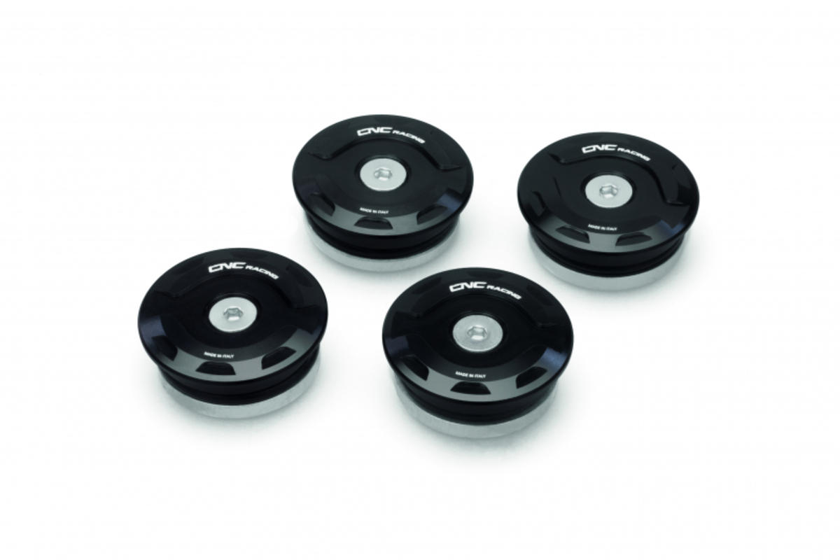 KIT TAPPI PER PROTEZIONI TELAIO CNC RACING DUCATI XDIAVEL 1262 S 2016-23