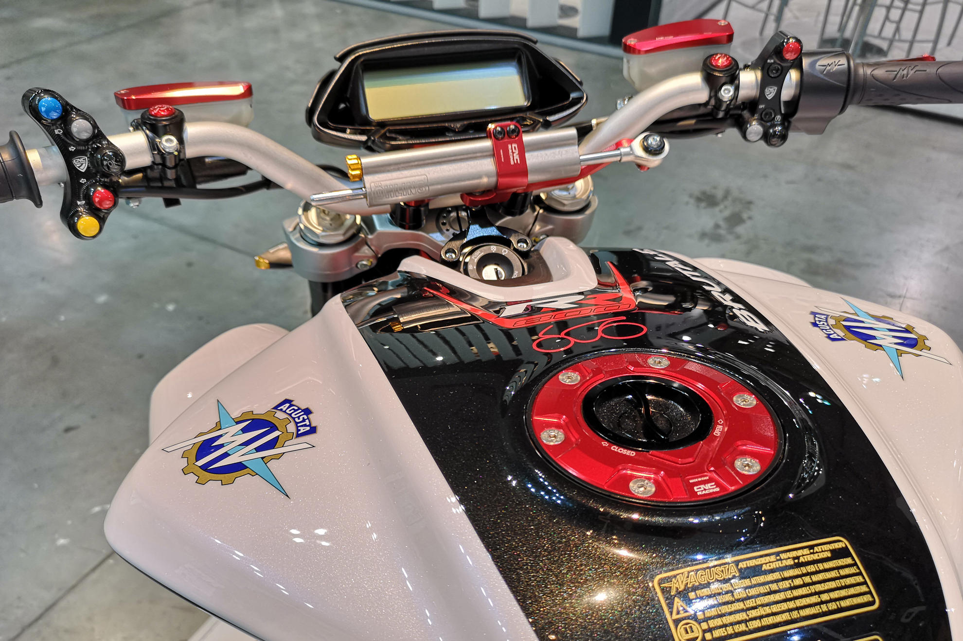 FLANGIA SERBATOIO GEAR CNC RACING MV AGUSTA TURISMO VELOCE 800 - LUSSO