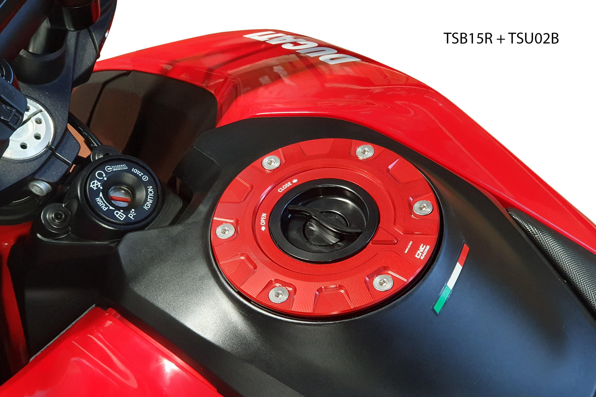 FLANGIA SERBATOIO CARBURANTE GEAR CNC RACING DUCATI MULTISTRADA V4 2021-24
