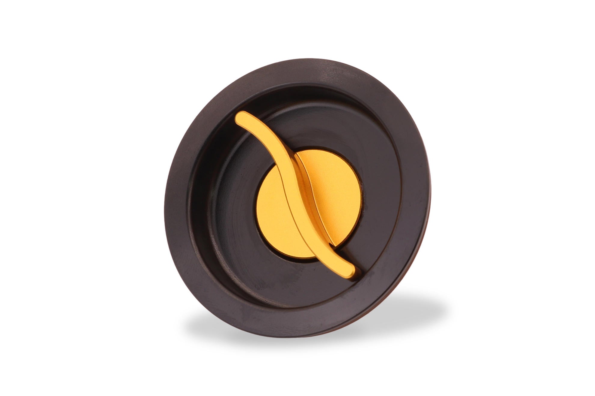 TAPPO SERBATOIO CARBURANTE CHIUSURA FAST OPEN BICOLOR NERO/ORO CNC RACING