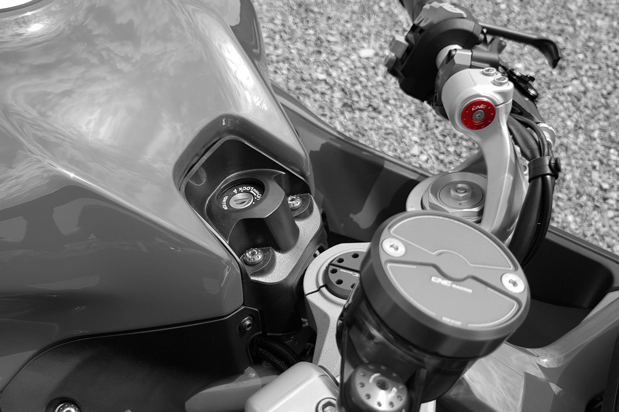 TAPPI TUBO SEMIMANUBRIO CNC RACING DUCATI 899 PANIGALE