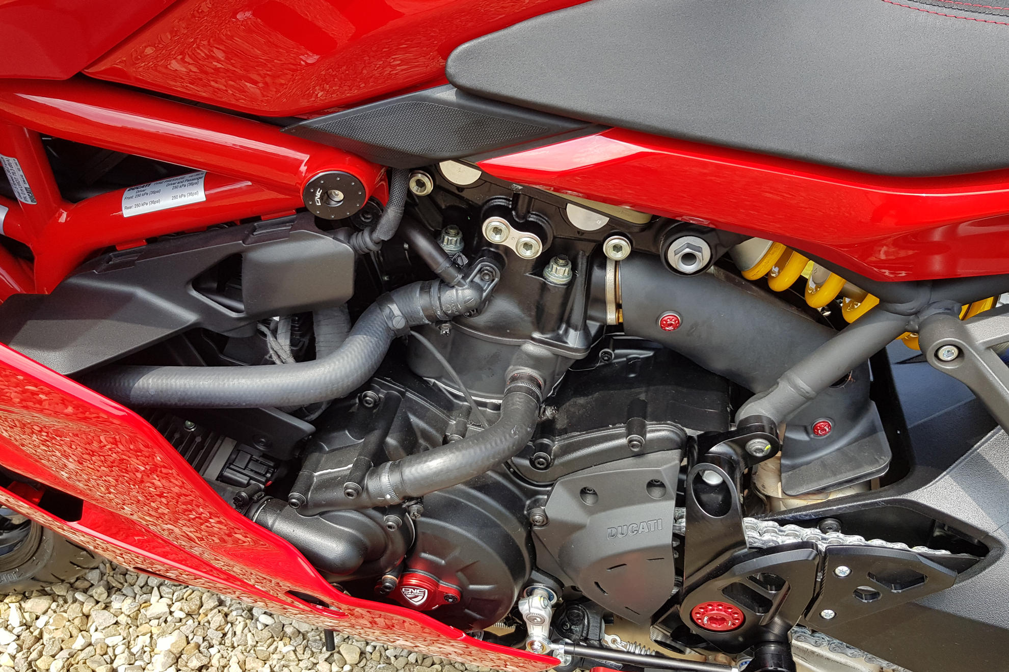 TAPPI TELAIO CNC RACING DUCATI SUPERSPORT 936