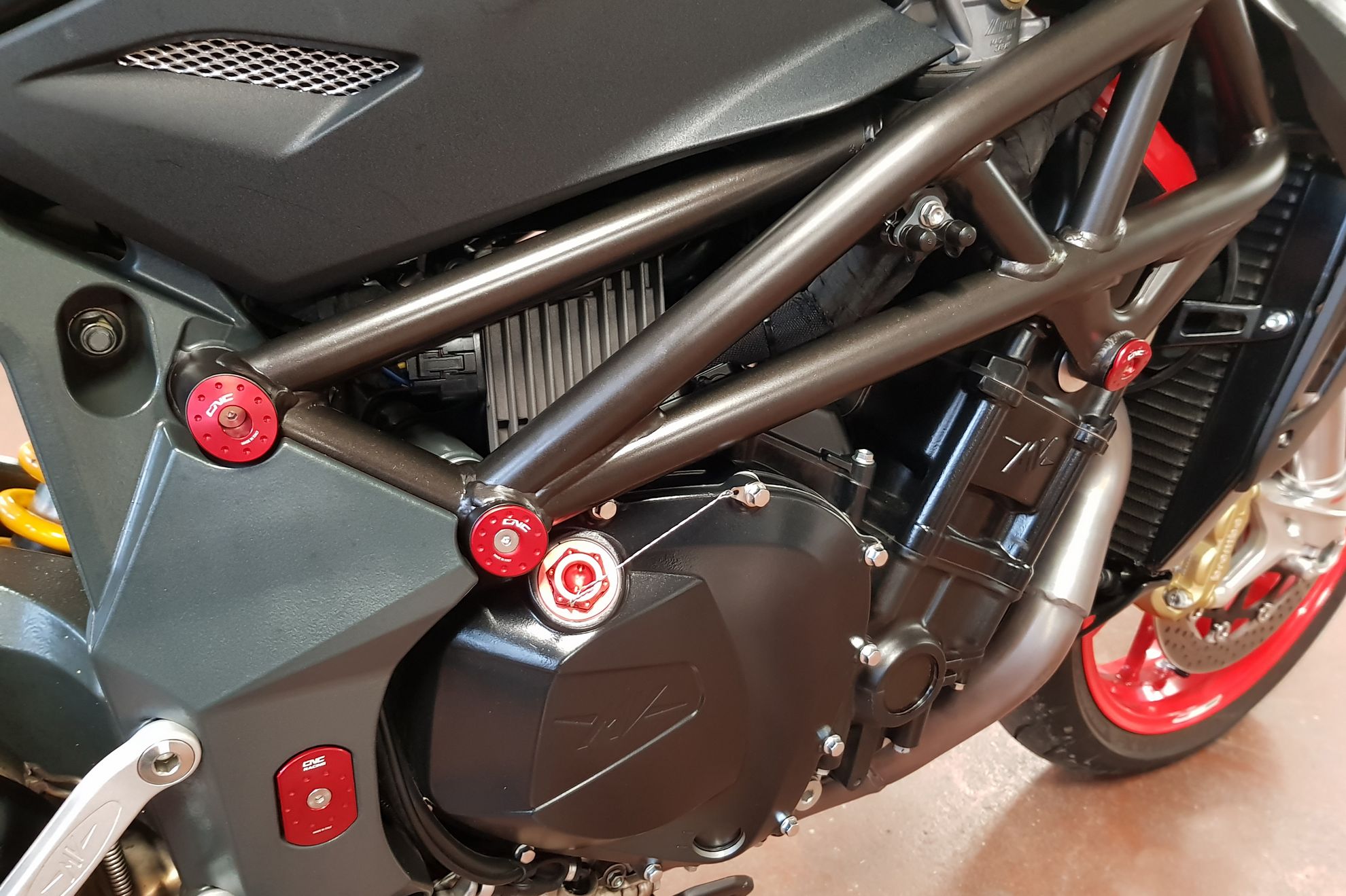 TAPPI TELAIO CNC RACING MV AGUSTA BRUTALE 1090 RR 2010-17