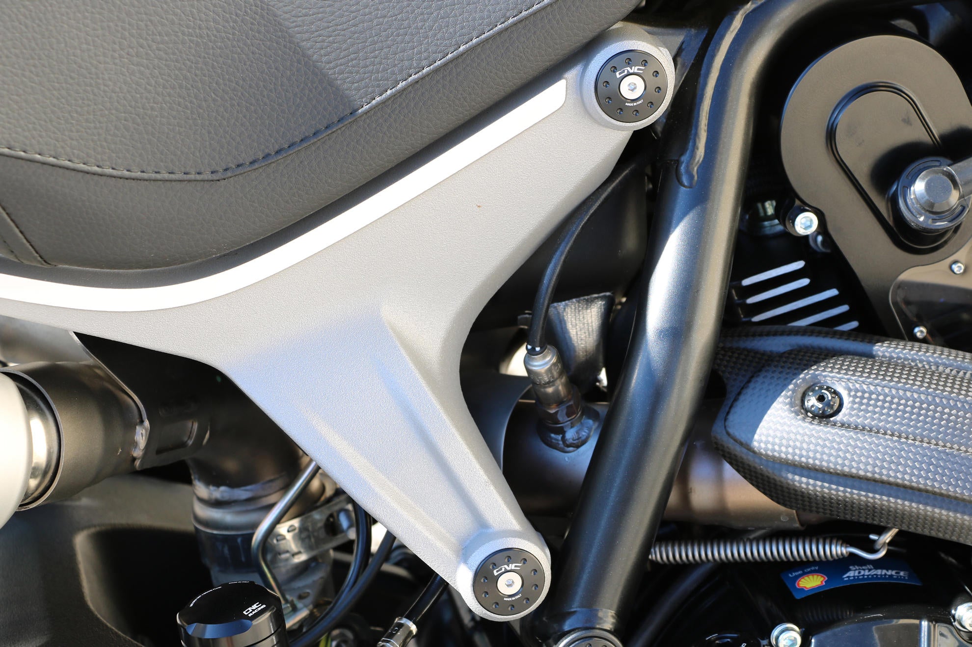 TAPPI TELAIETTO POSTERIORE CNC RACING DUCATI SCRAMBLER 1100 2018-24