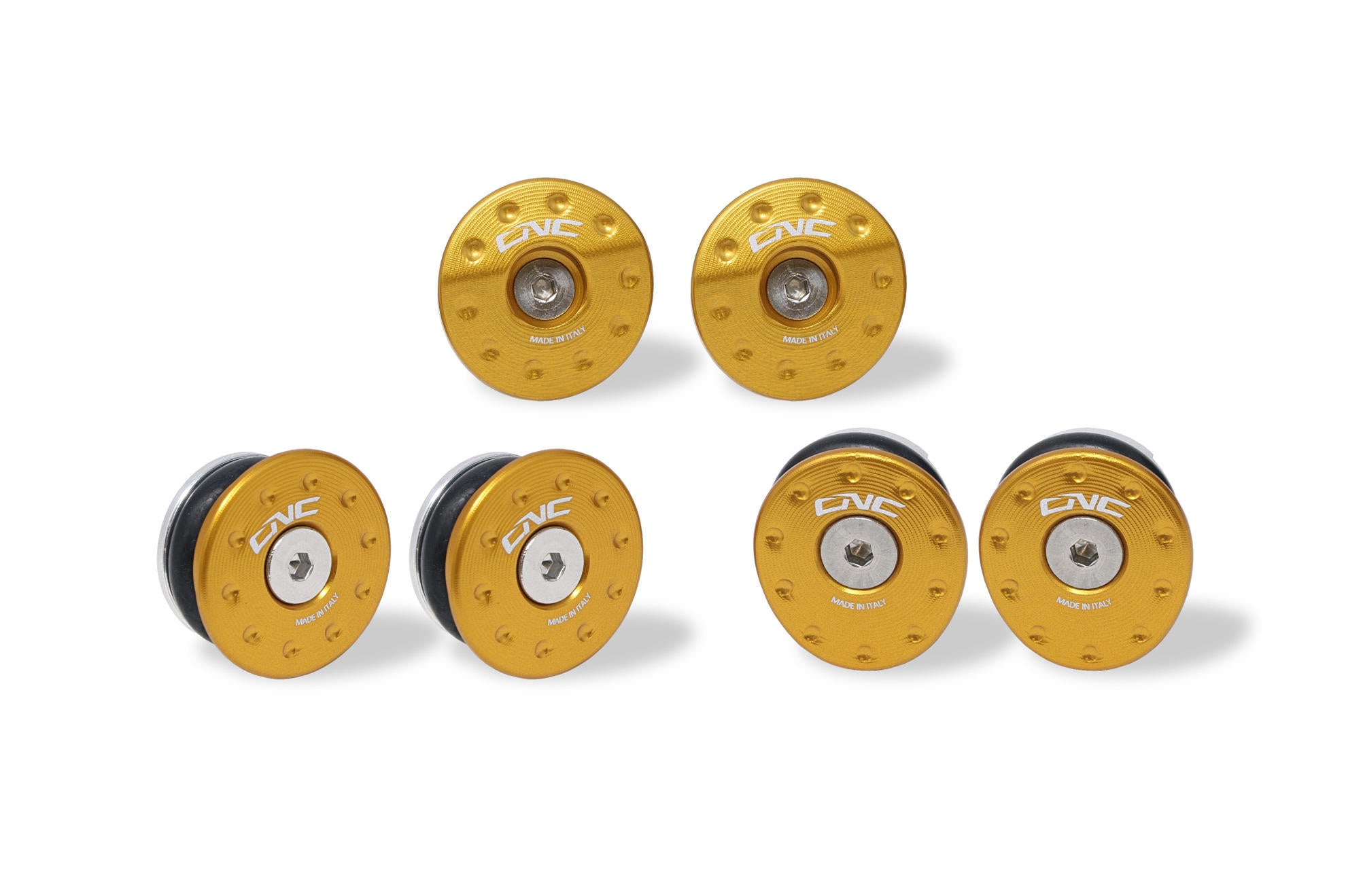 TAPPI TELAIO TUBI ANTERIORI CNC RACING MV AGUSTA BRUTALE 1000 SERIE ORO