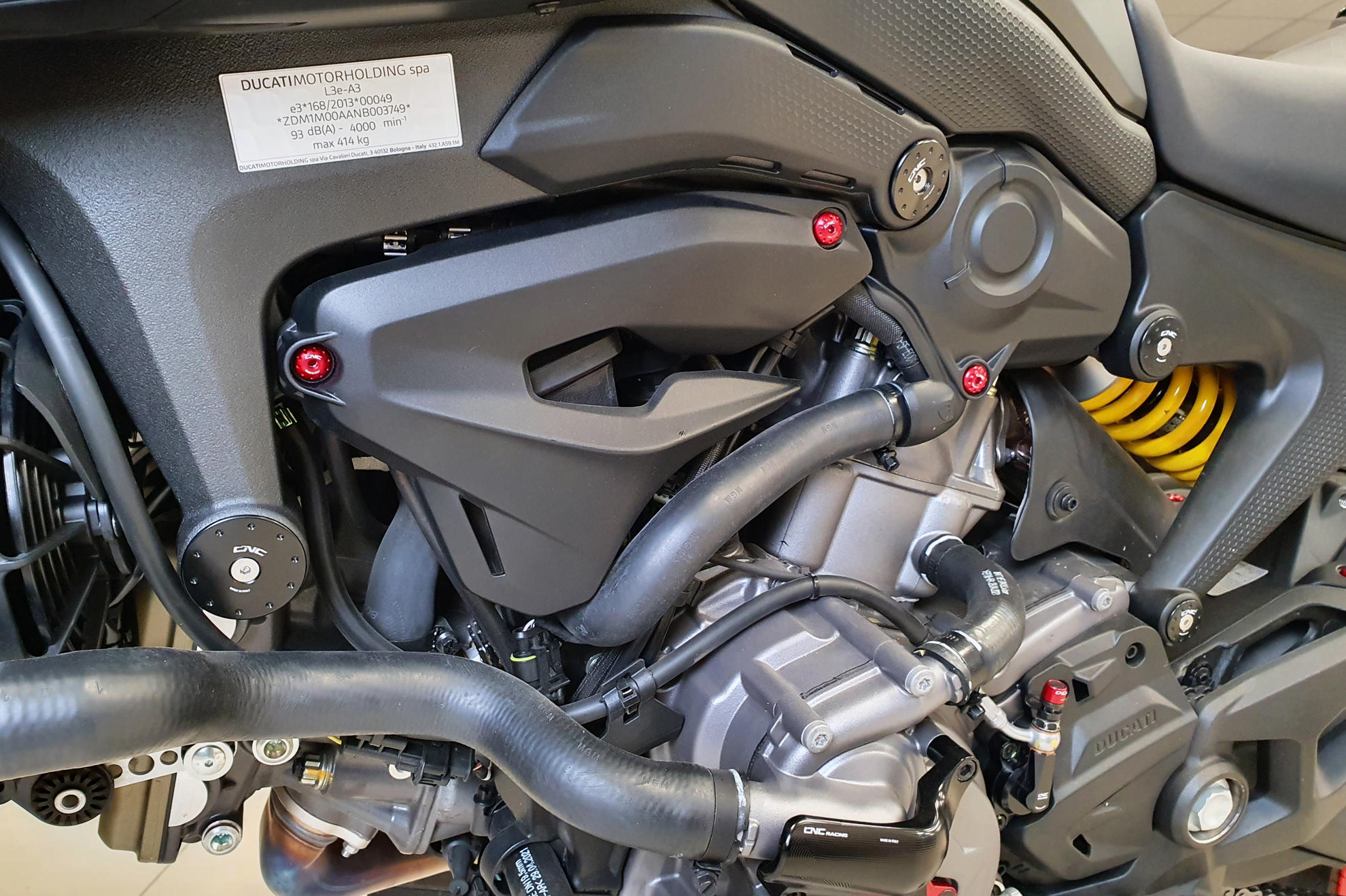 KIT TAPPI TELAIO CNC RACING DUCATI MONSTER 937 2021-24