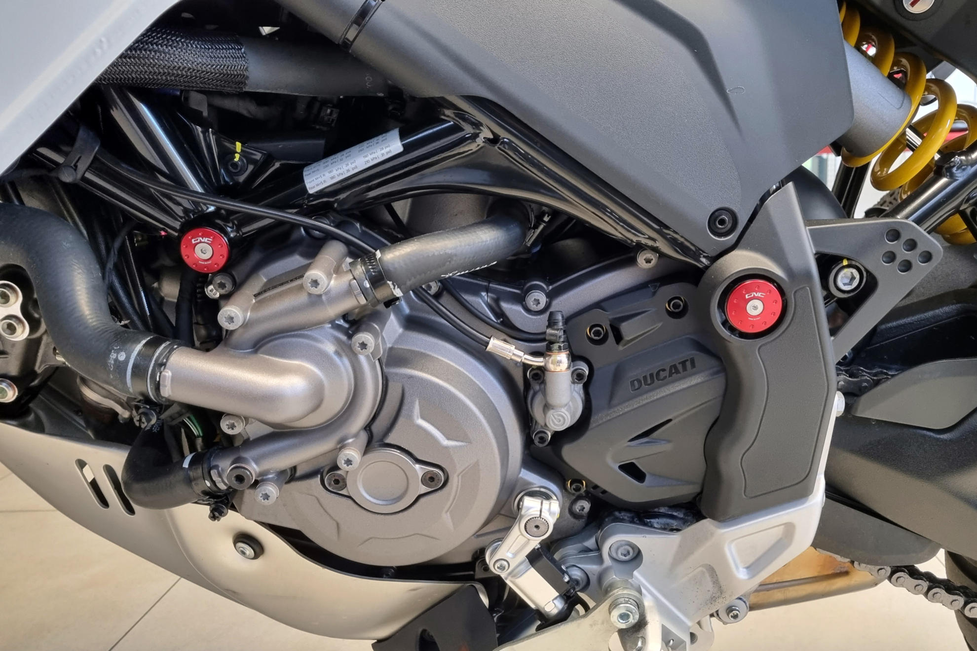 KIT TAPPI TELAIO CNC RACING DUCATI DESERTX 2022-24