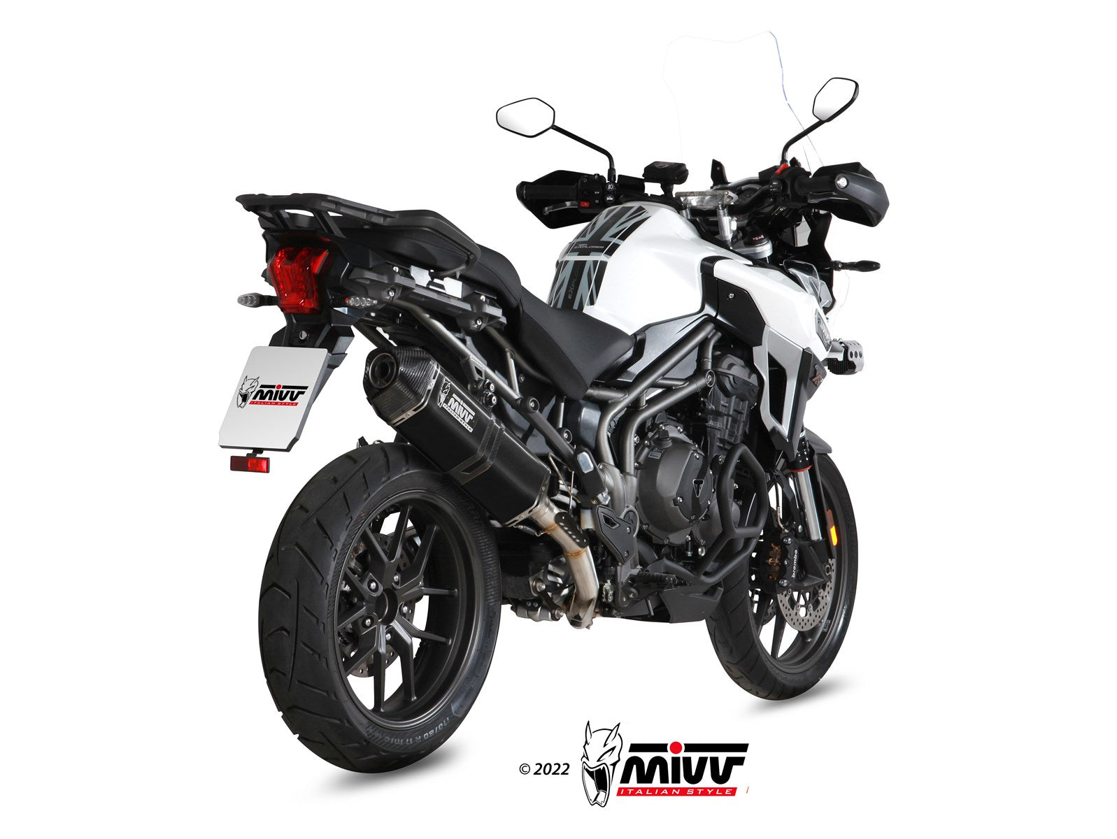 SCARICO INOX NERO MIVV SPEED EDGE TRIUMPH TIGER 1200 XR/XRX XR /XCX/ XCA 2016-20