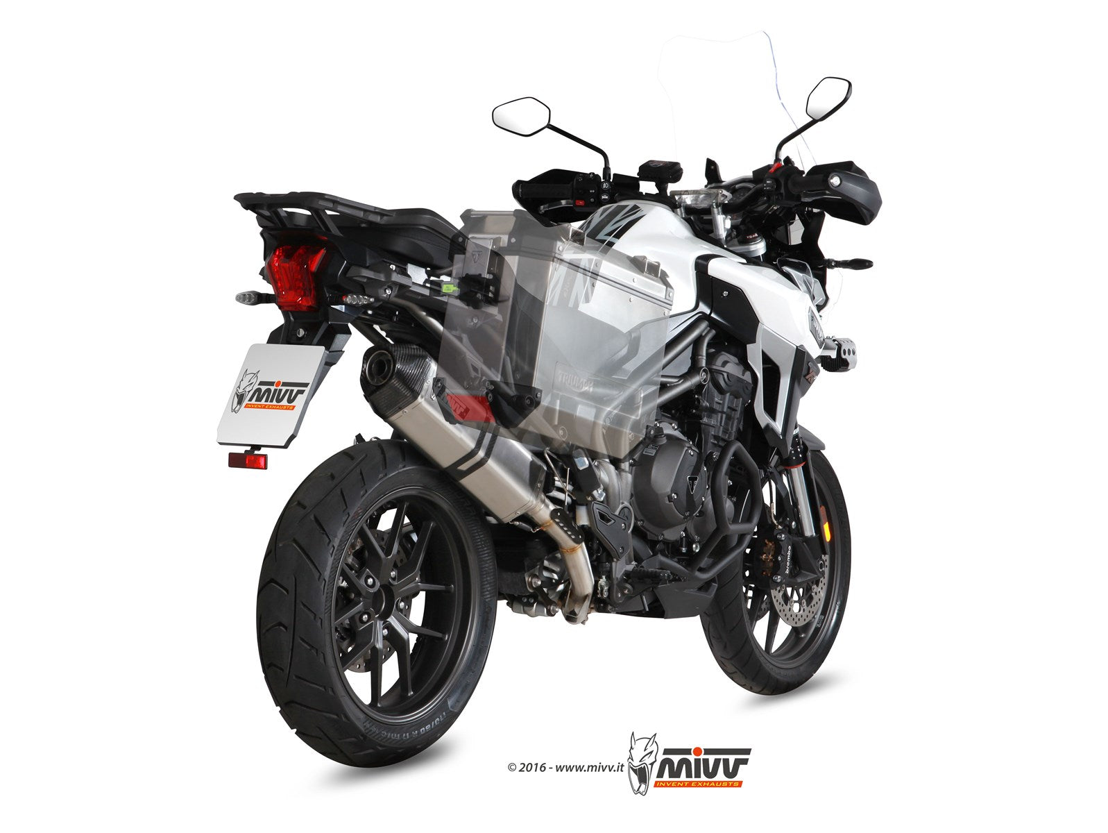 TERMINALE SCARICO INOX MIVV SPEED EDGE TRIUMPH TIGER 1200 ALL 16-20