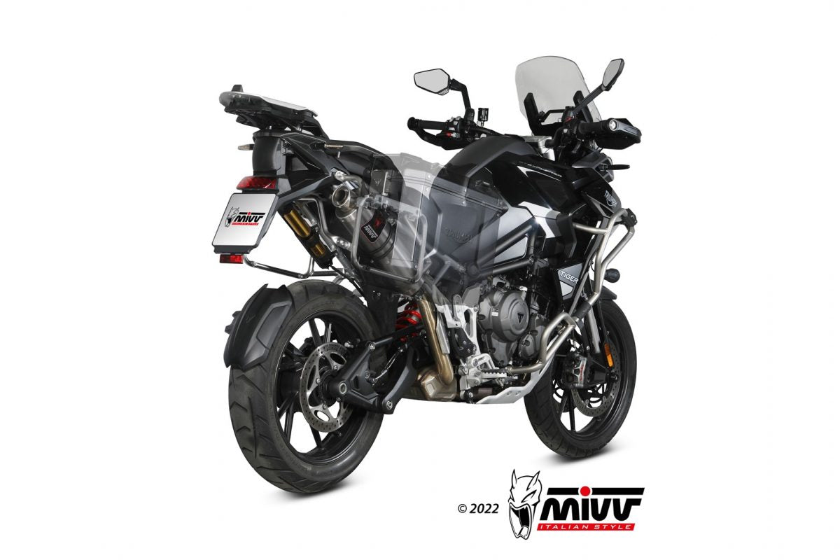 TERMINALE DI SCARICO INOX MIVV DAKAR TRIUMPH TIGER 1200 GT/RALLY 2021-2024