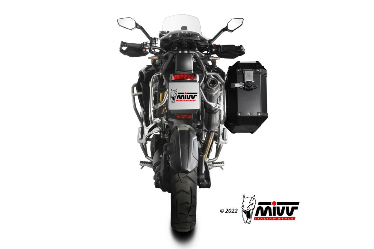 TERMINALE DI SCARICO INOX MIVV DAKAR TRIUMPH TIGER 1200 GT/RALLY 2021-2024
