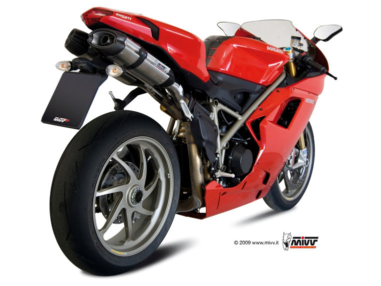 TERMINALI DI SCARICO SOTTOSELLA IN ACCIAIO INOX MIVV SUONO DUCATI 1198 2009-2012