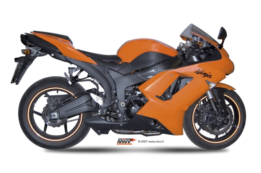 TERMINALI DI SCARICO SOTTOSELLA ACCIAIO INOX MIVV SUONO KAWASAKI ZX-6 R 2007-08