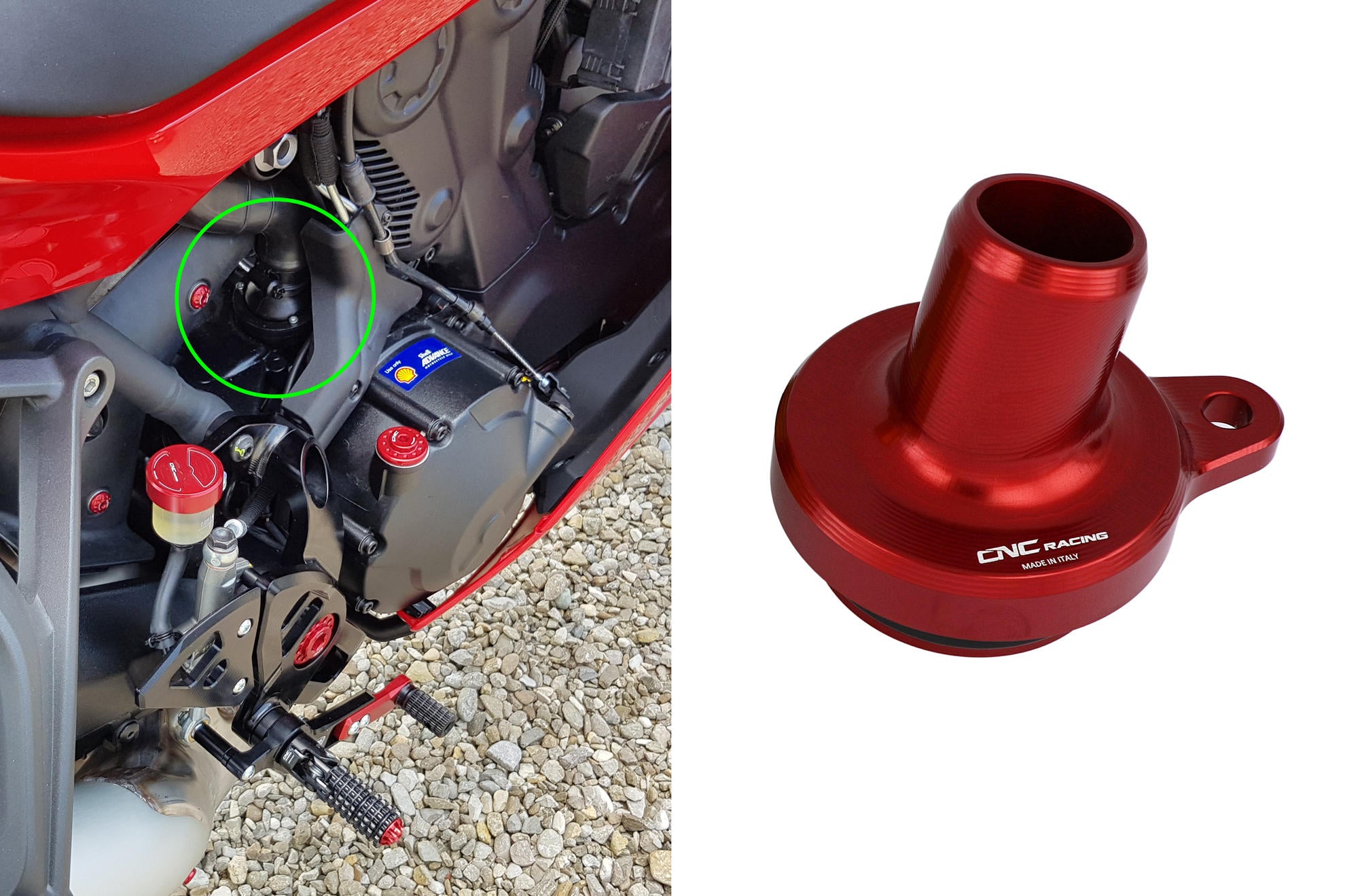 VALVOLA SFIATO OLIO CNC RACING DUCATI SUPERSPORT 936