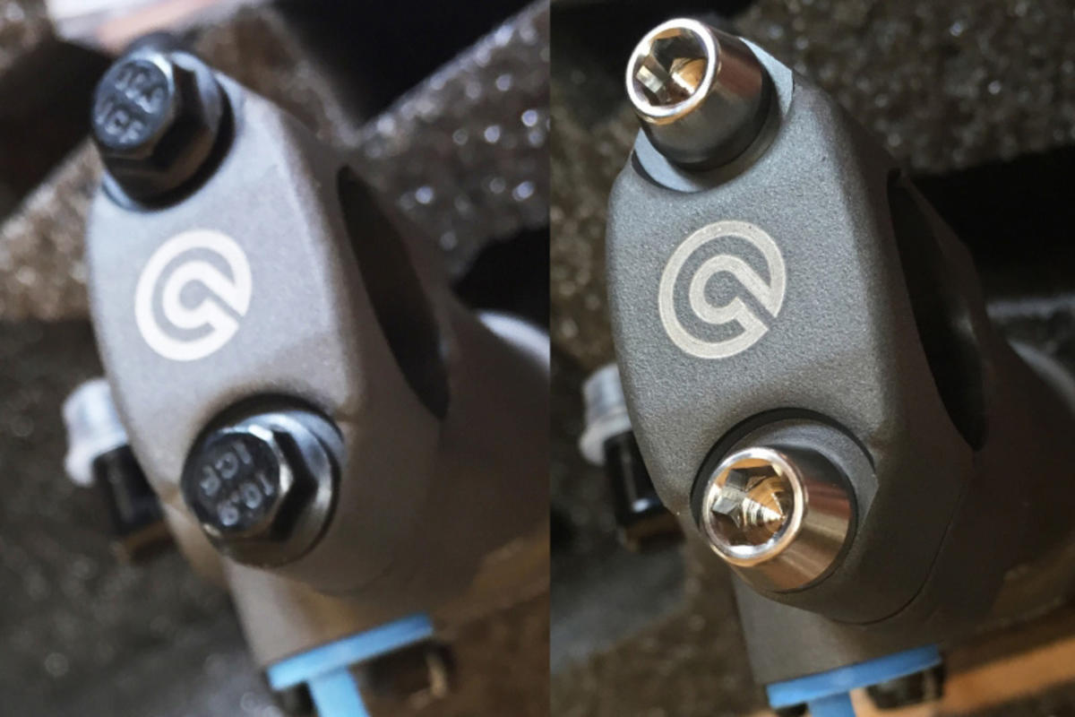 VITI CAVALLOTTO POMPA FRENO/FRIZIONE TITANIO CNC RACING DUCATI 1299 PANIGALE