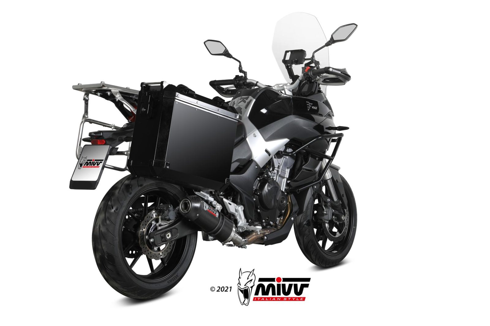 TERMINALE DI SCARICO IN CARBONIO MIVV OVAL VOGE VALICO 500DS / DSX 2021 - 2024