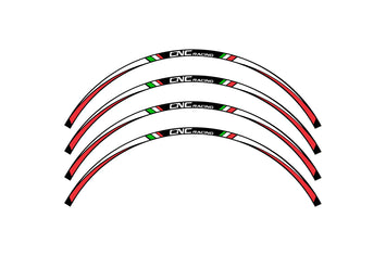 Kit Adesivi Ruota Da 17 Pollici Cnc Racing