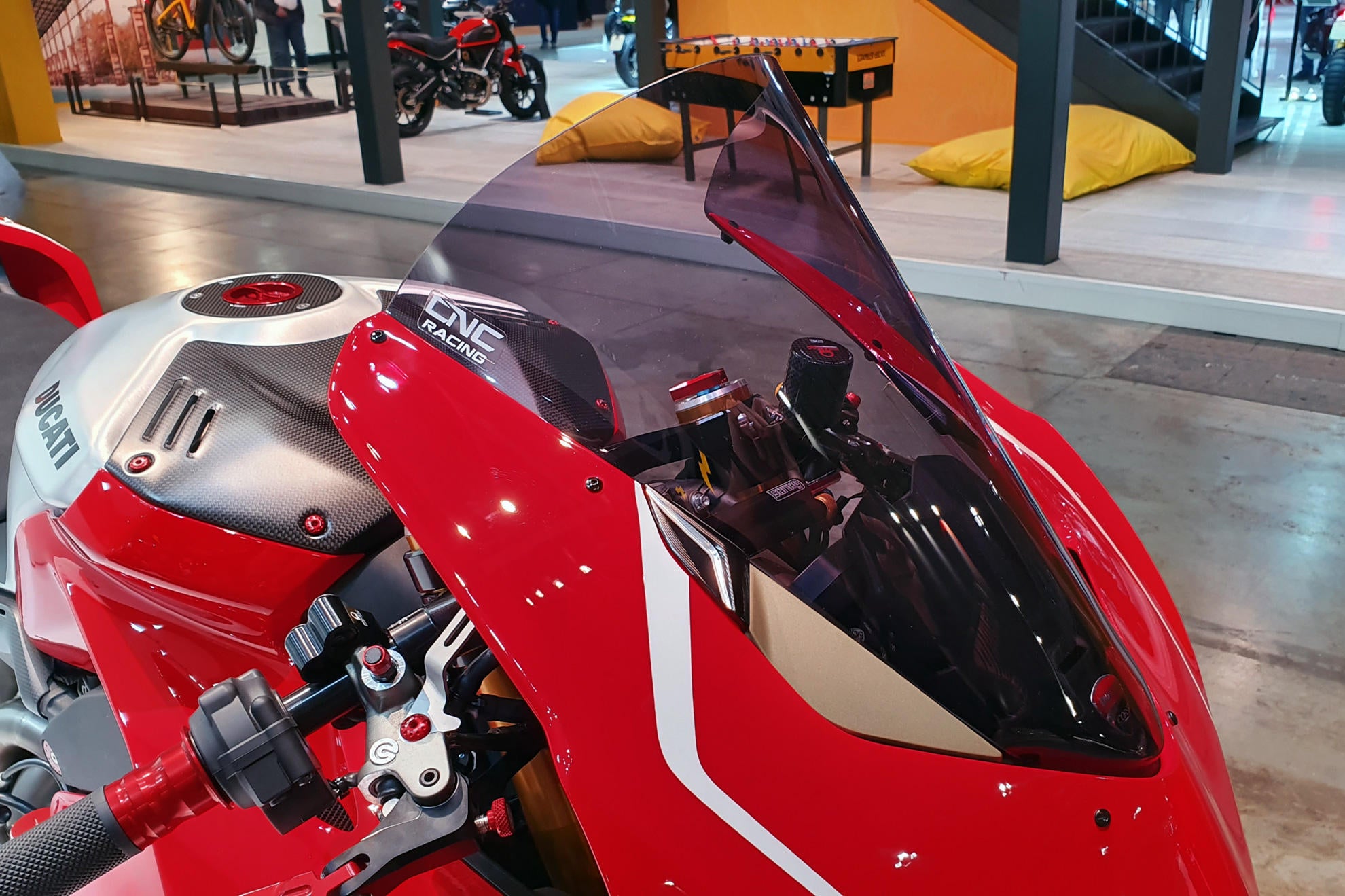 CUPOLINO ALTO RACE FUME CNC RACING DUCATI SUPERLEGGERA V4