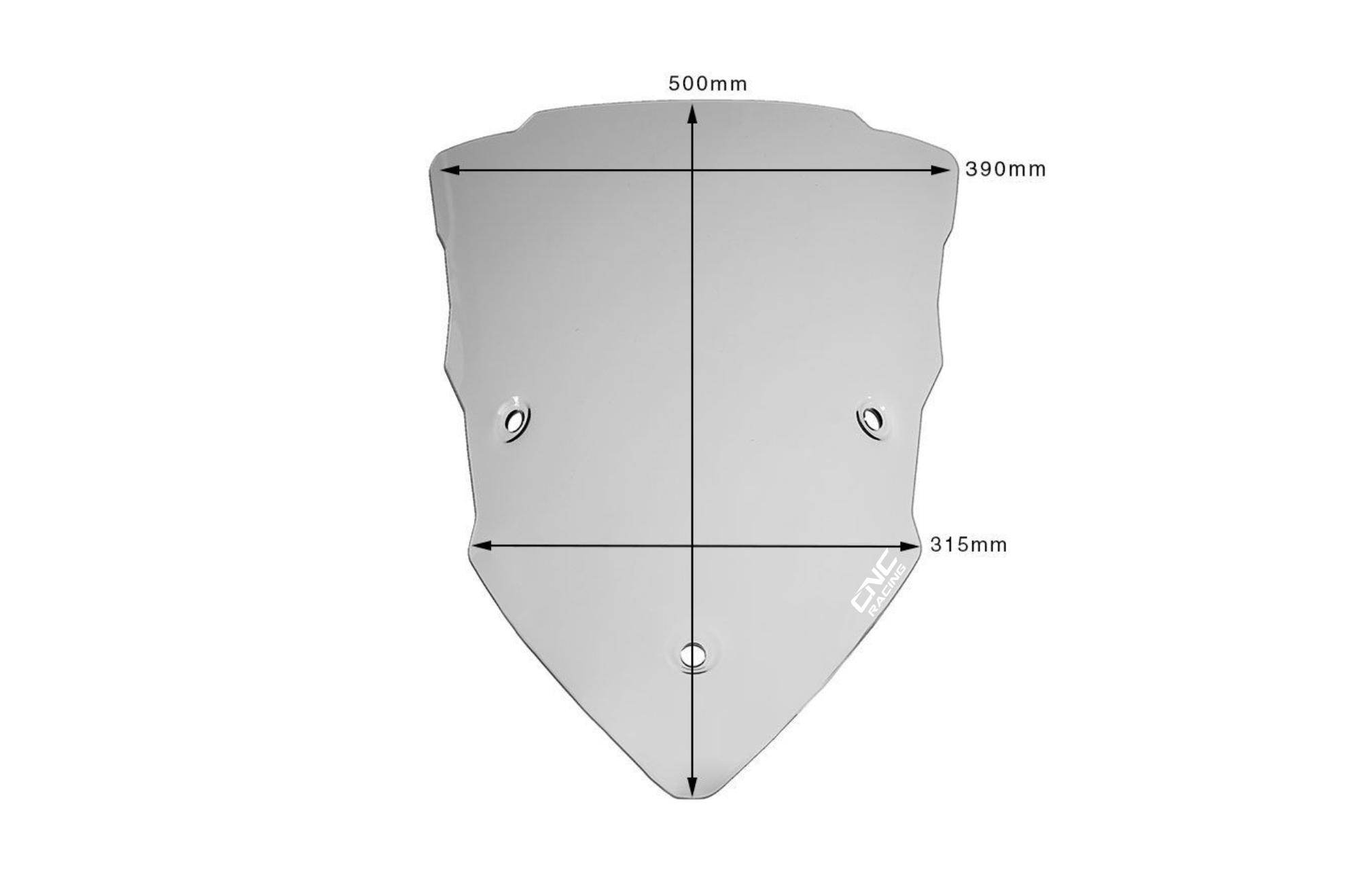 CUPOLINO TOURING FUME CNC RACING DUCATI MULTISTRADA 1260 ENDURO 2019-21