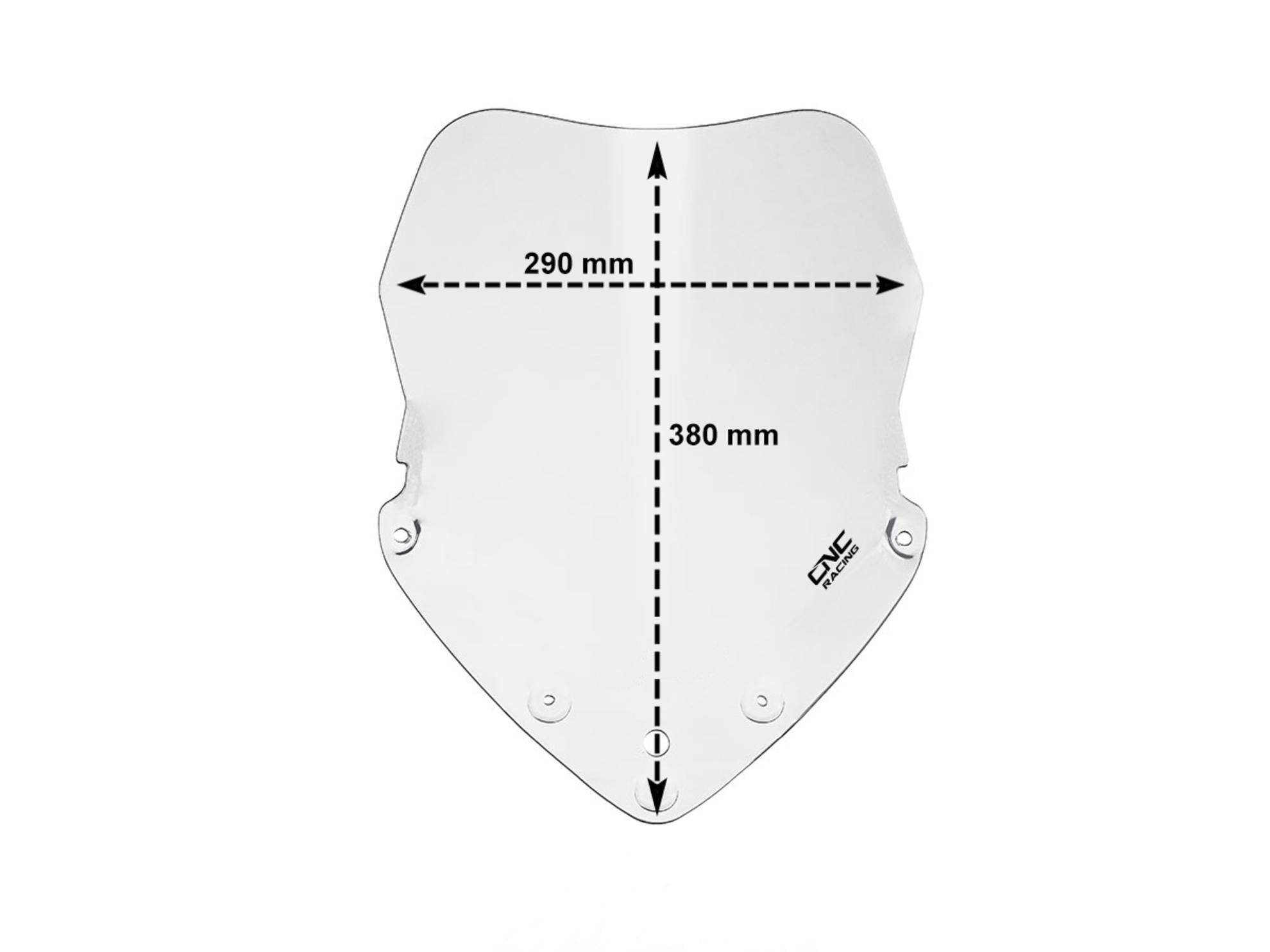 CUPOLINO TRASPARENTE CNC RACING MV AGUSTA TURISMO VELOCE 800 - LUSSO