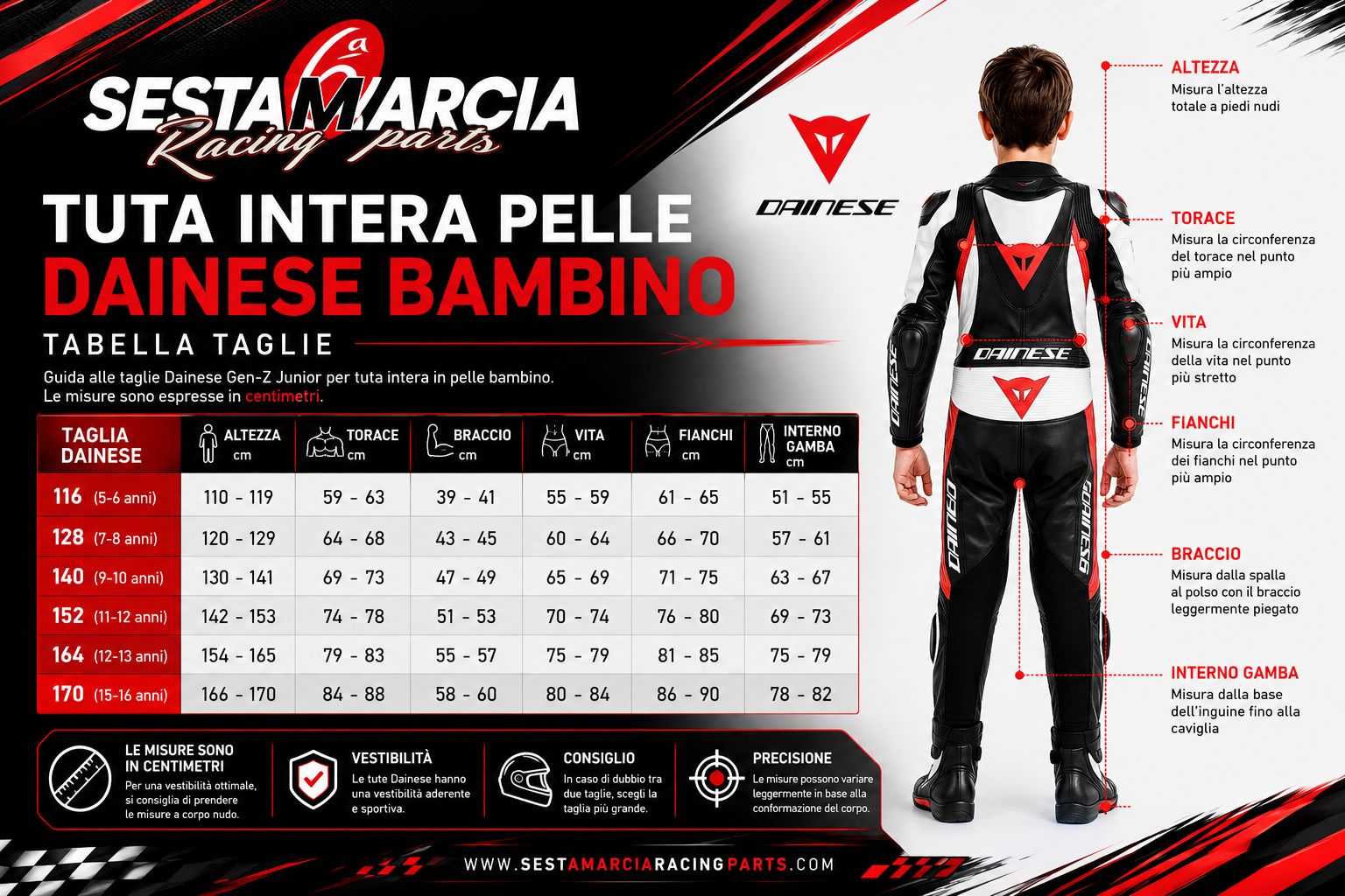 TUTA INTERA IN PELLE BAMBINO DAINESE GEN-Z JUNIOR GIALLO FLUO BLU NERO