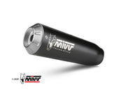 SCARICO COMPLETO IN ACCIAIO INOX NERO RACING MIVV X-M1 ZONTES ZT 125 U 2021-2024