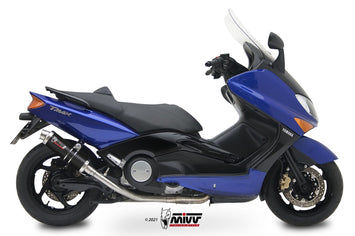 Scarico Completo Mivv Inox Nero Racing Gp Yamaha T-Max 500 2001-2007