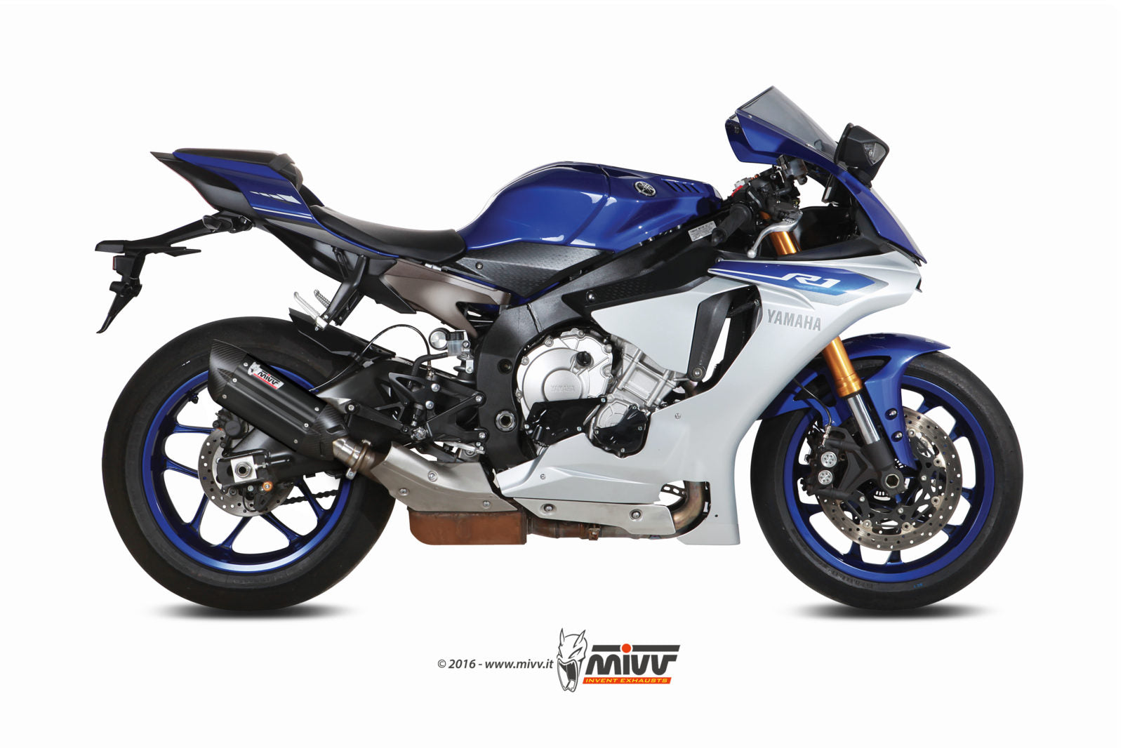 TERMINALE DI SCARICO IN ACCIAIO INOX NERO MIVV SUONO YAMAHA YZF 1000 R1 2015 -22