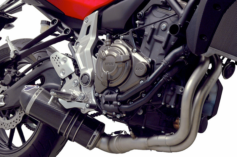SCARICO COMPLETO ACCIAIO CARBONIO RACING TERMIGNONI YAMAHA MT07 / XSR700 2014-20